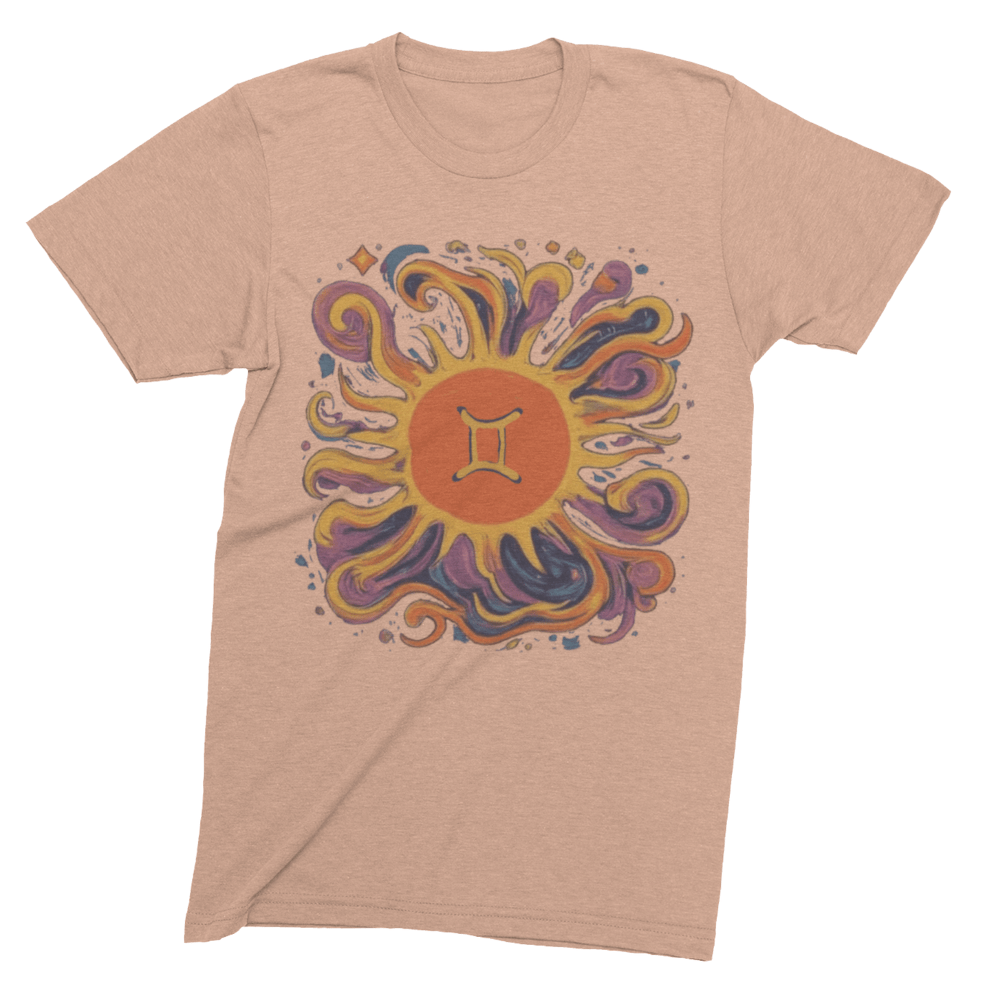 T-Shirt Gemini Solar Harmony Soft T-Shirt: Duality in Design