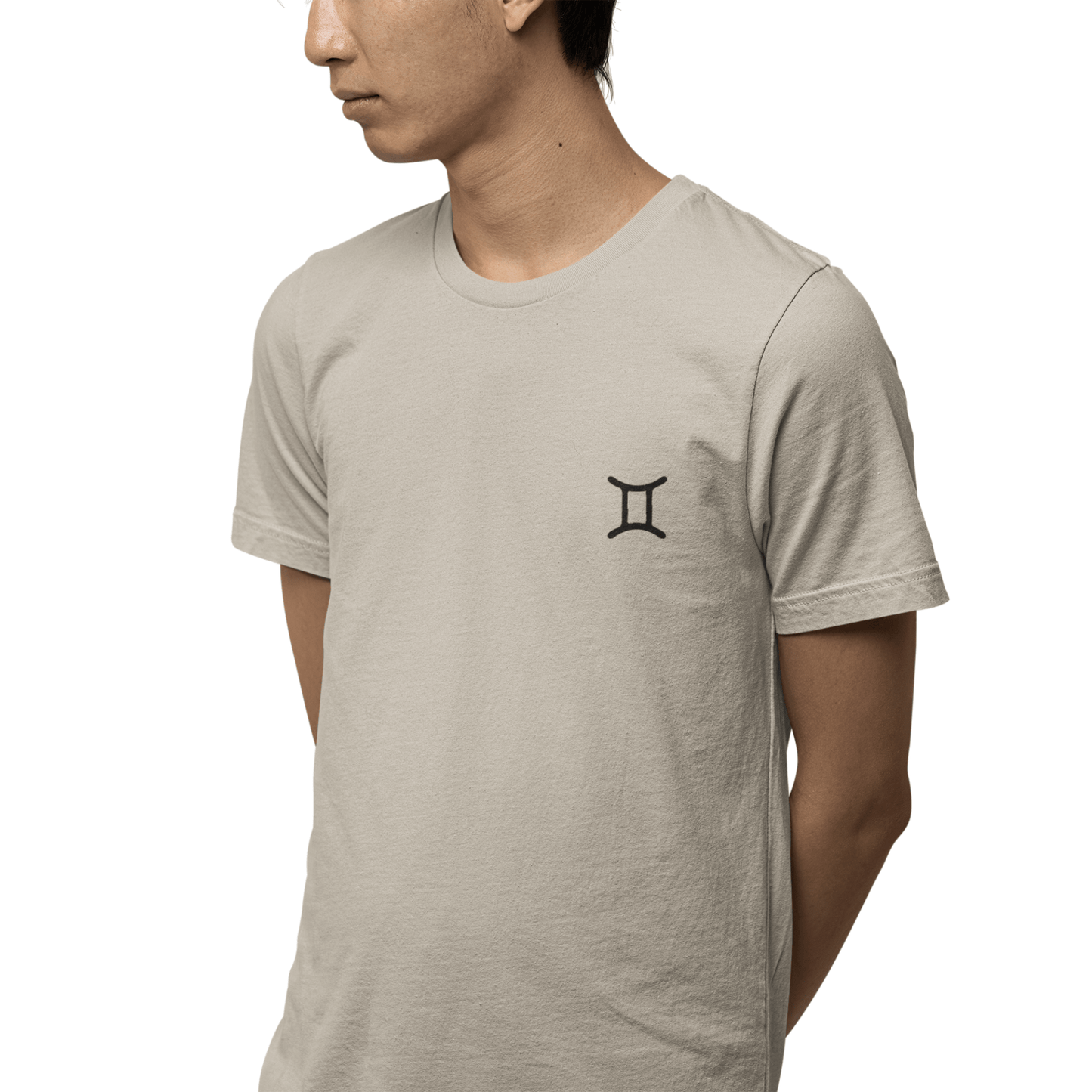 T-Shirt Gemini Twin Glyph T-Shirt: Dynamic Style for the Social Butterfly