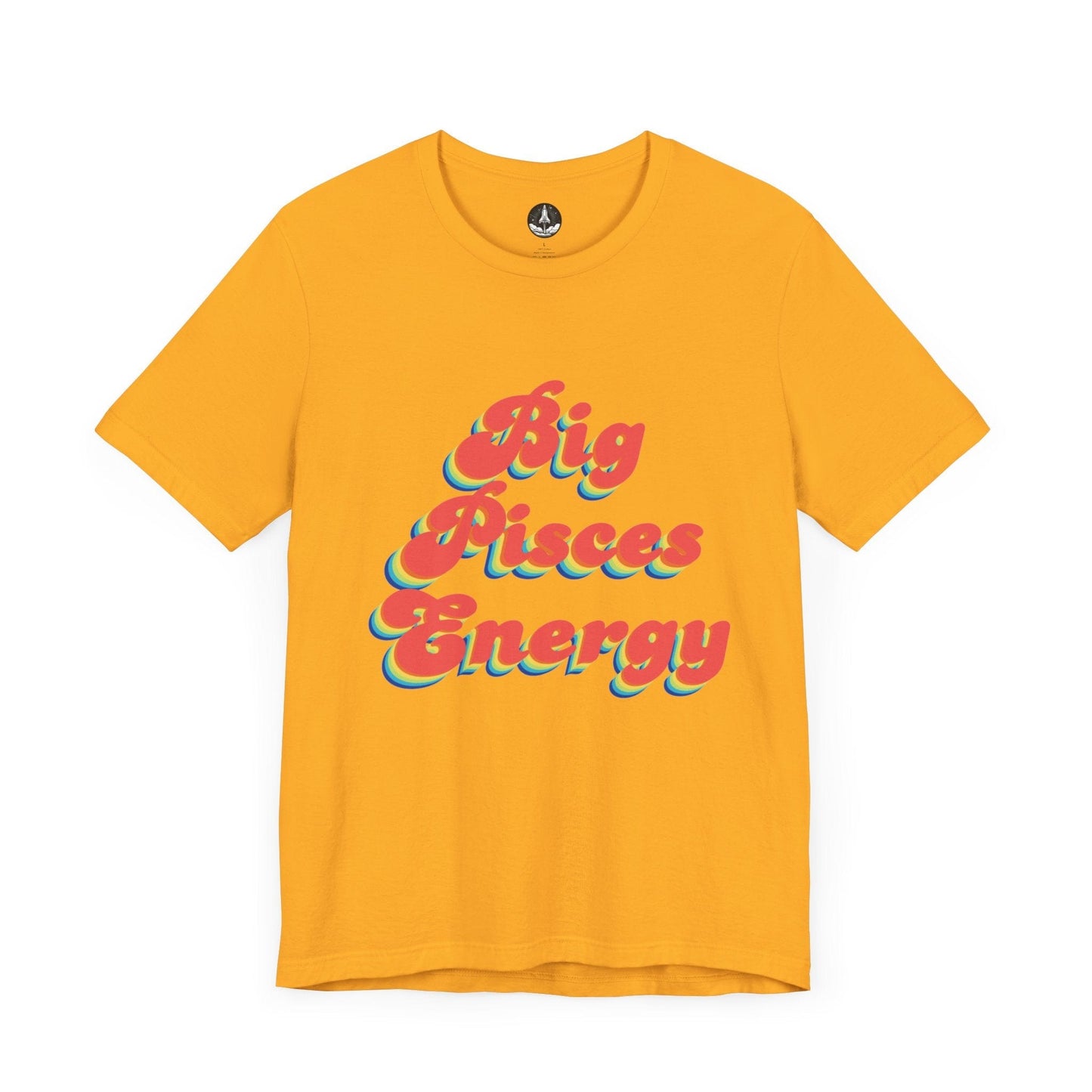 T-Shirt Gold / S Big Pisces Energy T-Shirt