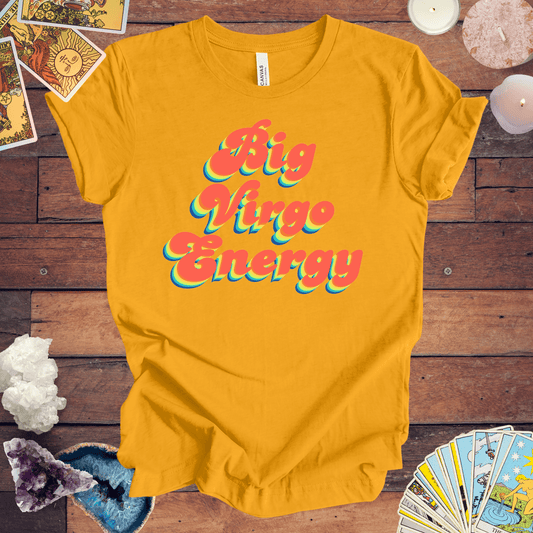 T-Shirt Gold / S Big Virgo Energy T-Shirt