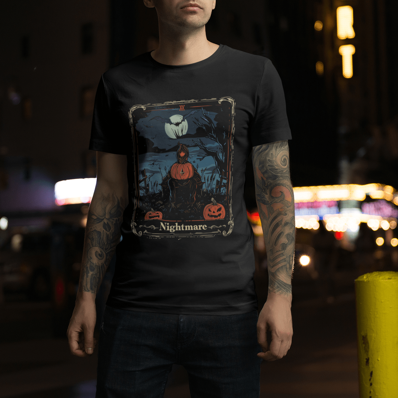 T-Shirt Halloween Nightmare Cancer Zodiac T-Shirt  - Halloween Limited Edition