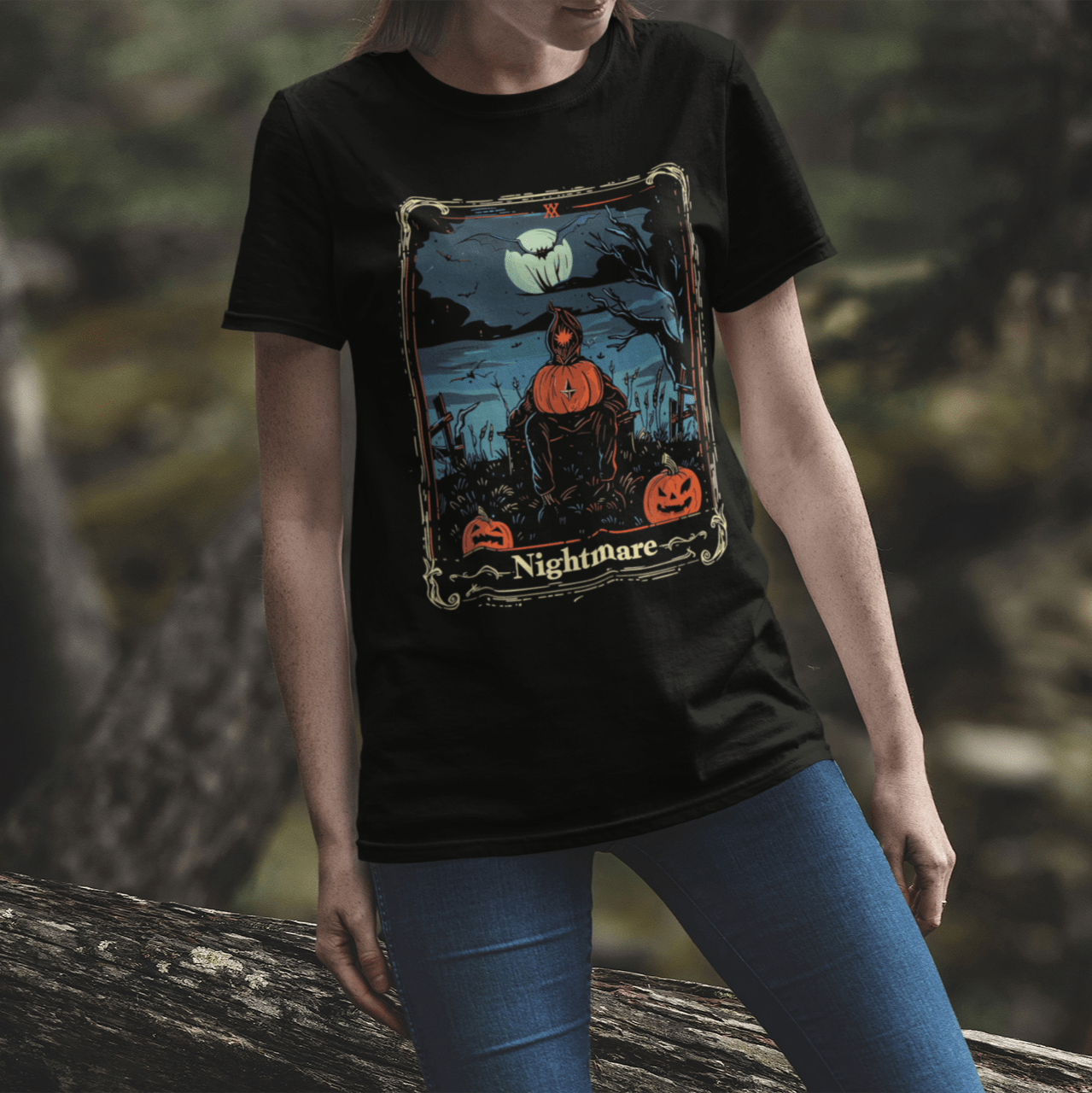 T-Shirt Halloween Nightmare Cancer Zodiac T-Shirt  - Halloween Limited Edition