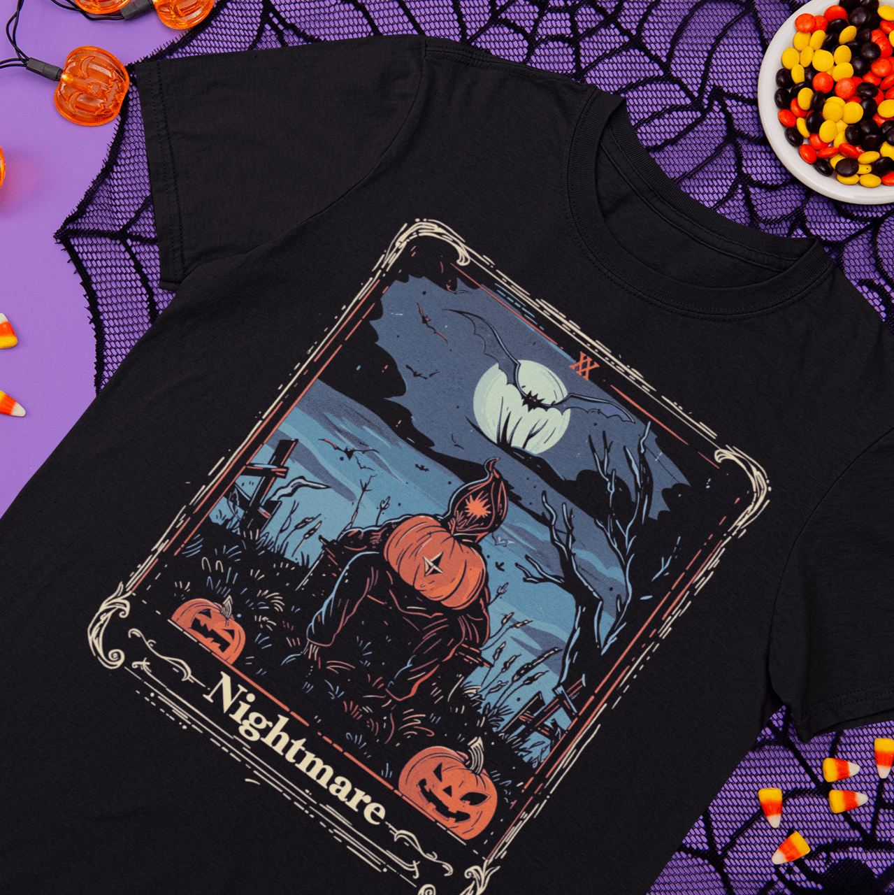 T-Shirt Halloween Nightmare Cancer Zodiac T-Shirt  - Halloween Limited Edition