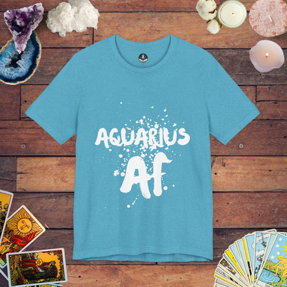 T-Shirt Heather Aqua / S Aquarius AF T-Shirt