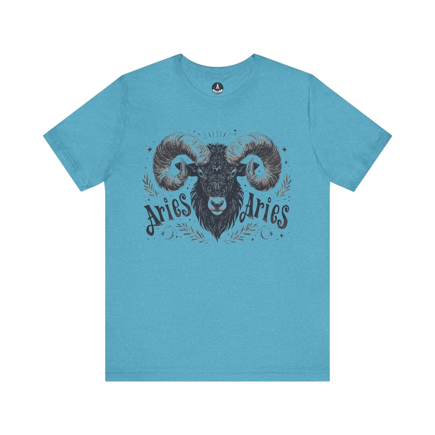 T-Shirt Heather Aqua / S Aries Astrology Unisex TShirt: An Ode to the Maverick