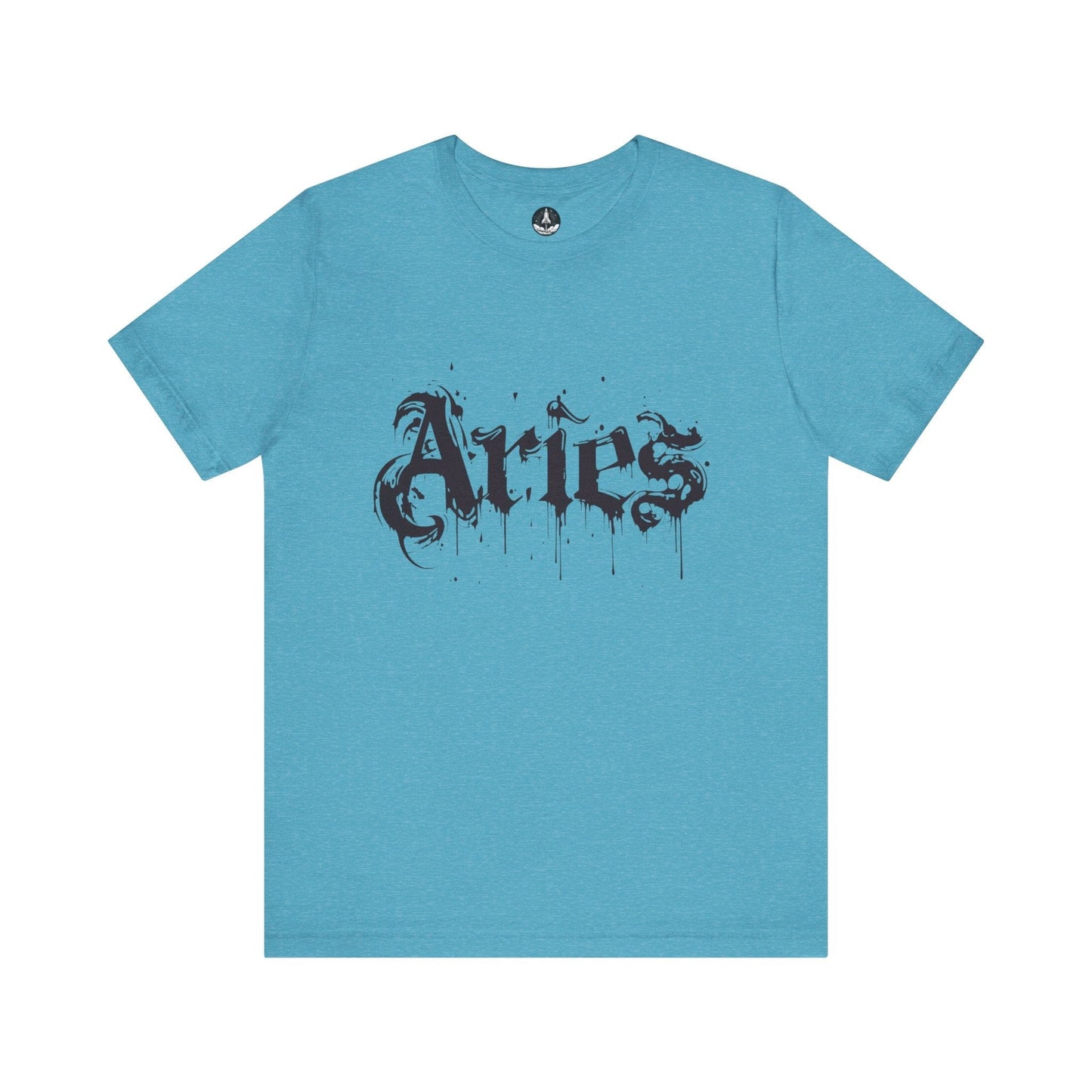 T-Shirt Heather Aqua / S Astro Splash Aries TShirt - Zodiac Meets Street Art
