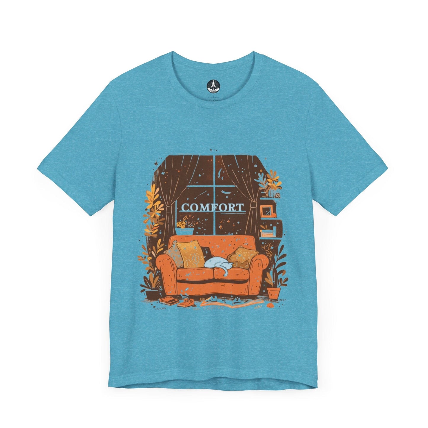 T-Shirt Heather Aqua / S Astrological Comfort: Taurus the Seeker T-Shirt