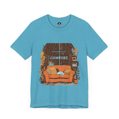 T-Shirt Heather Aqua / S Astrological Comfort: Taurus the Seeker T-Shirt