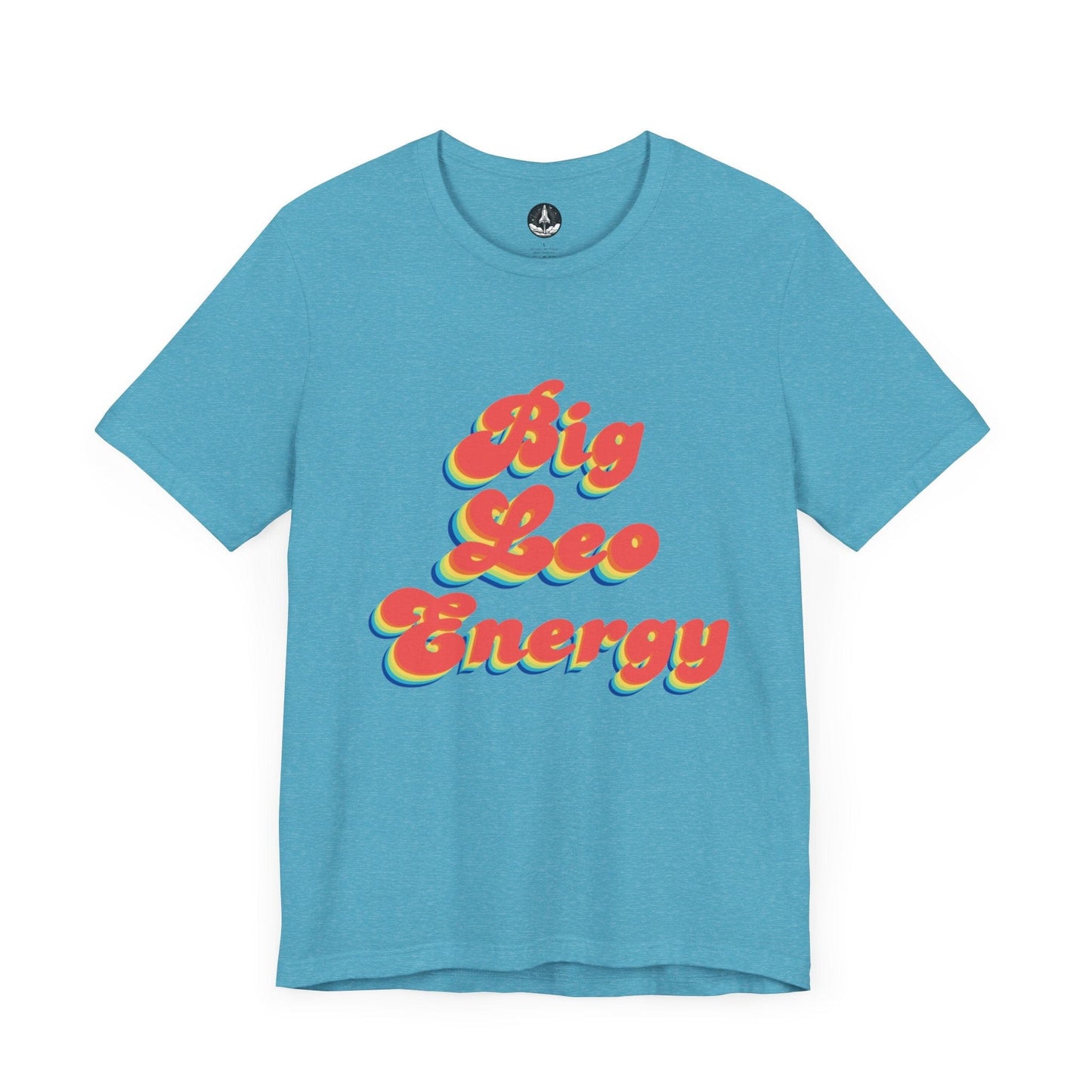 T-Shirt Heather Aqua / S Big Leo Energy T-Shirt
