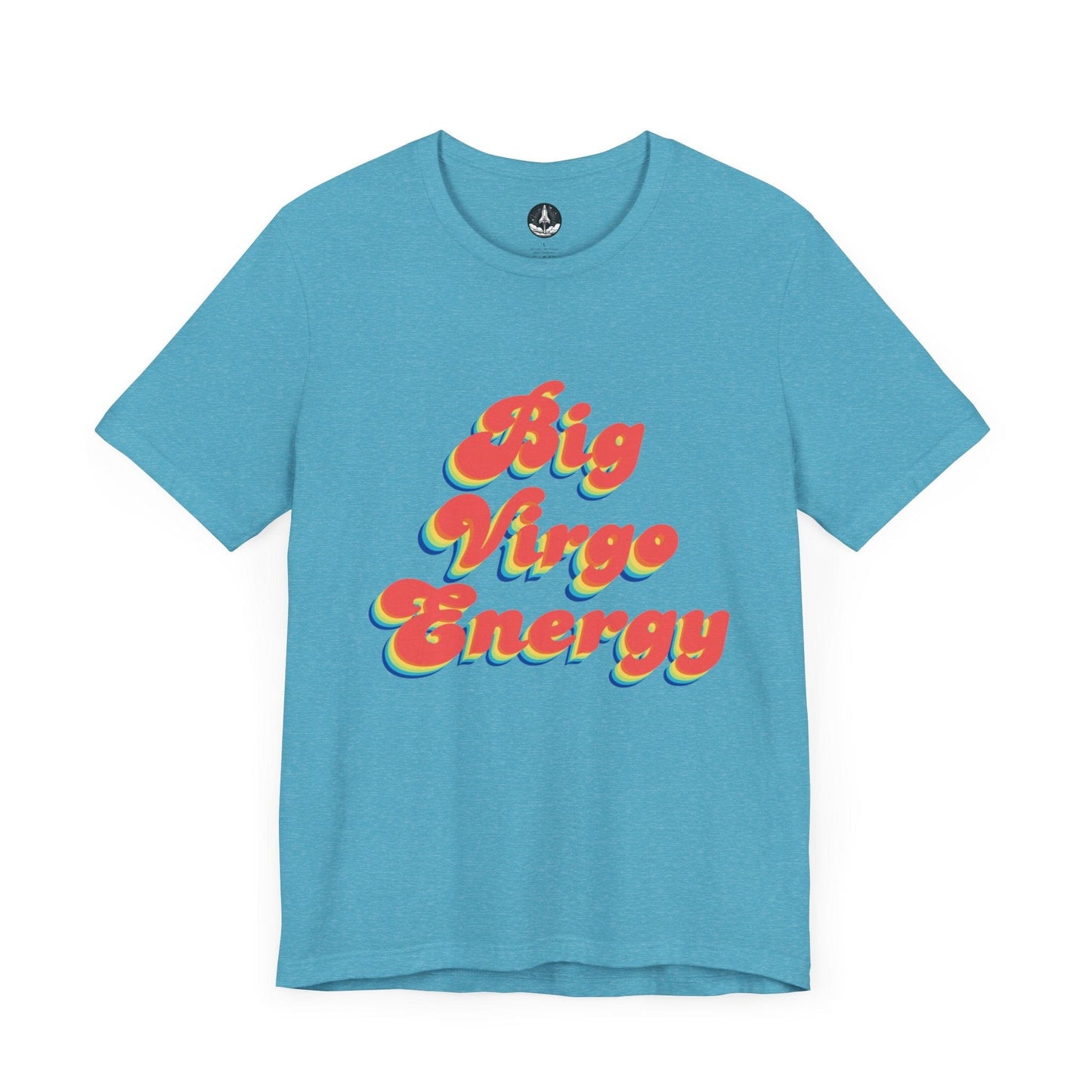 T-Shirt Heather Aqua / S Big Virgo Energy T-Shirt