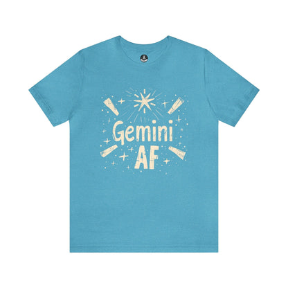 T-Shirt Heather Aqua / S Gemini AF T-Shirt