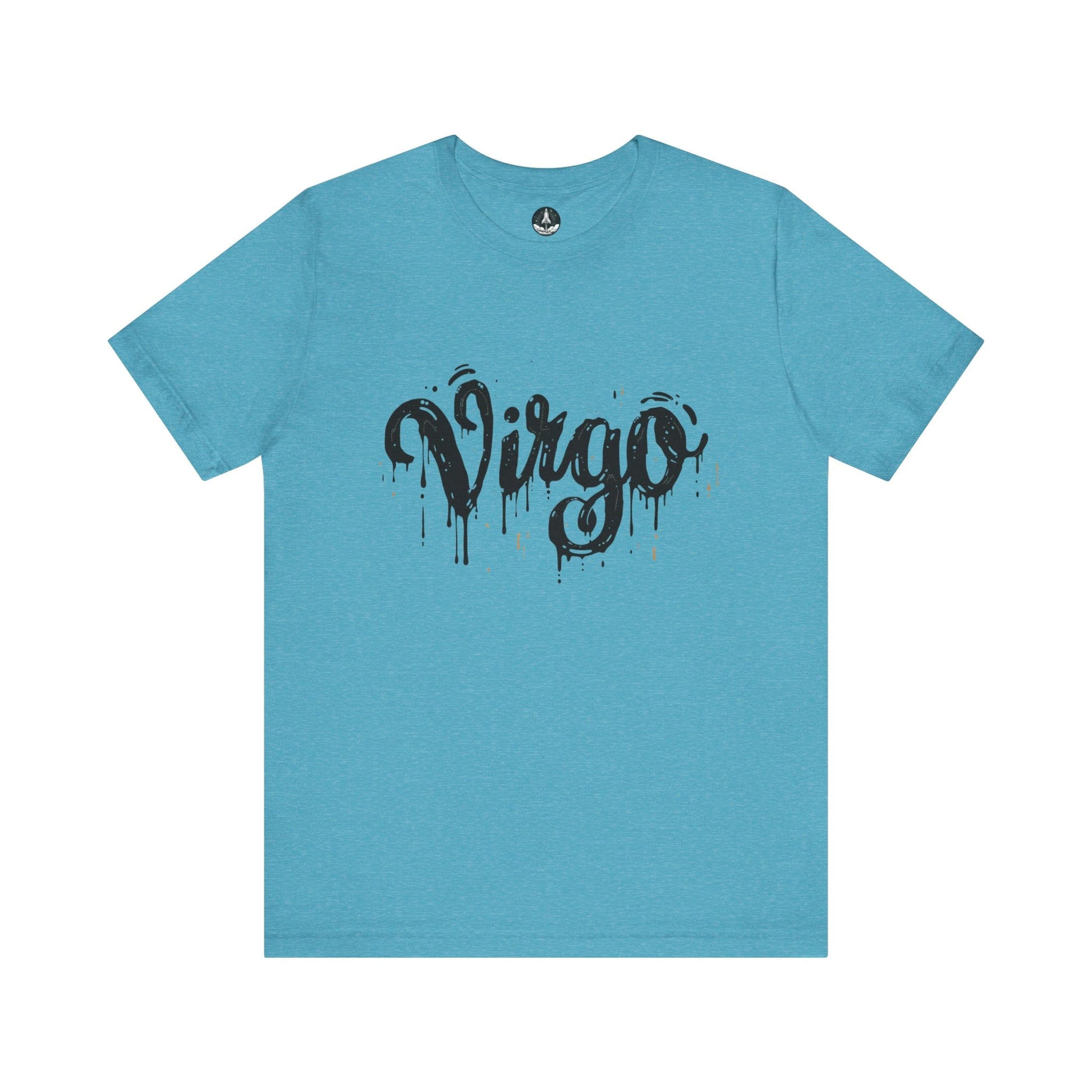 T-Shirt Heather Aqua / S Inkwell Virtue Virgo TShirt: Melding Precision with Art