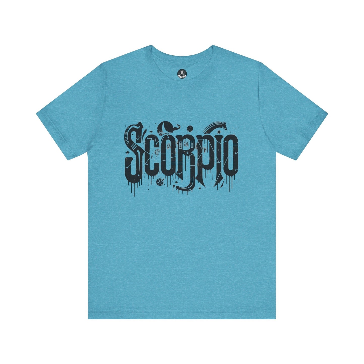 T-Shirt Heather Aqua / S Shadow Strike Scorpio TShirt: Enigmatic Power
