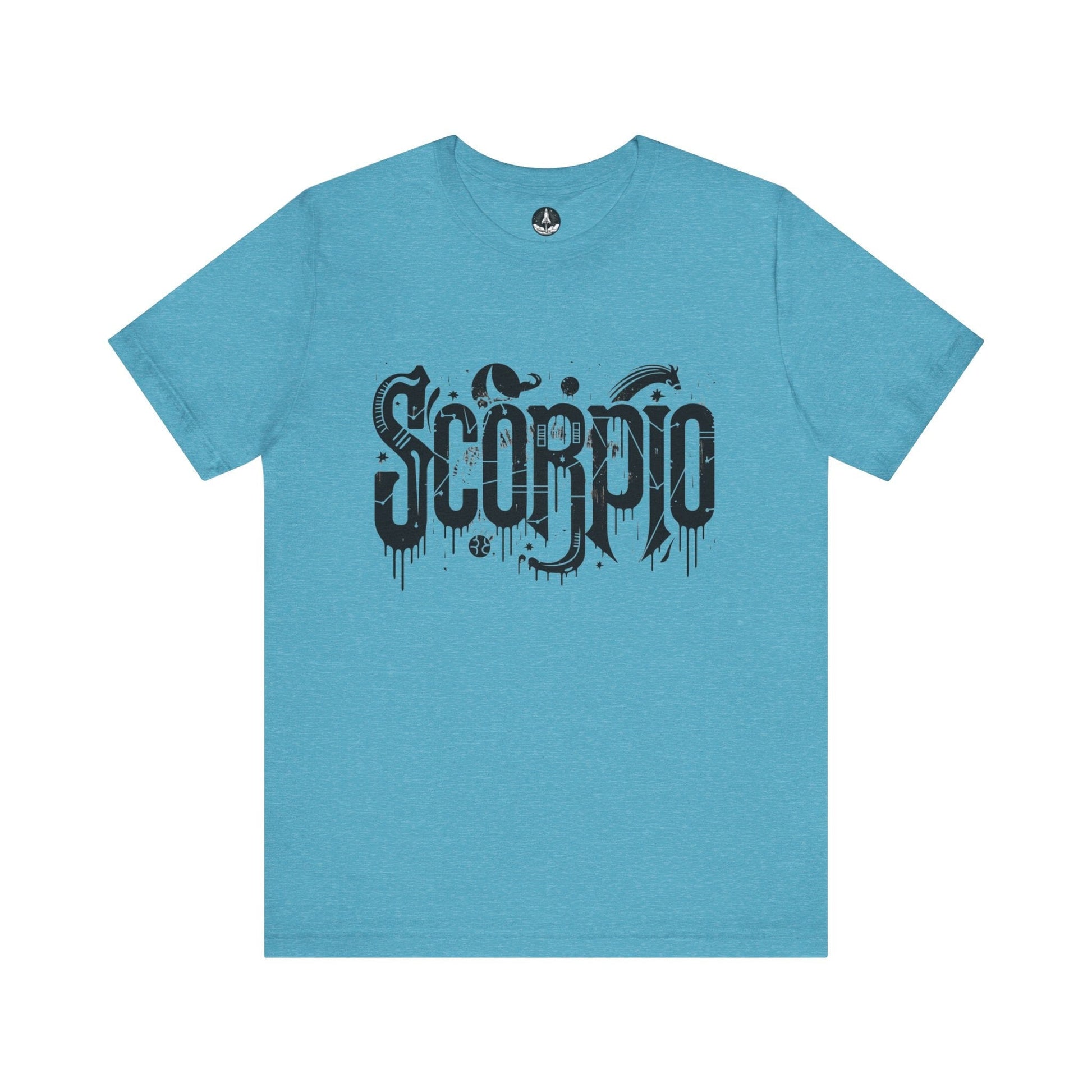 T-Shirt Heather Aqua / S Shadow Strike Scorpio TShirt: Enigmatic Power