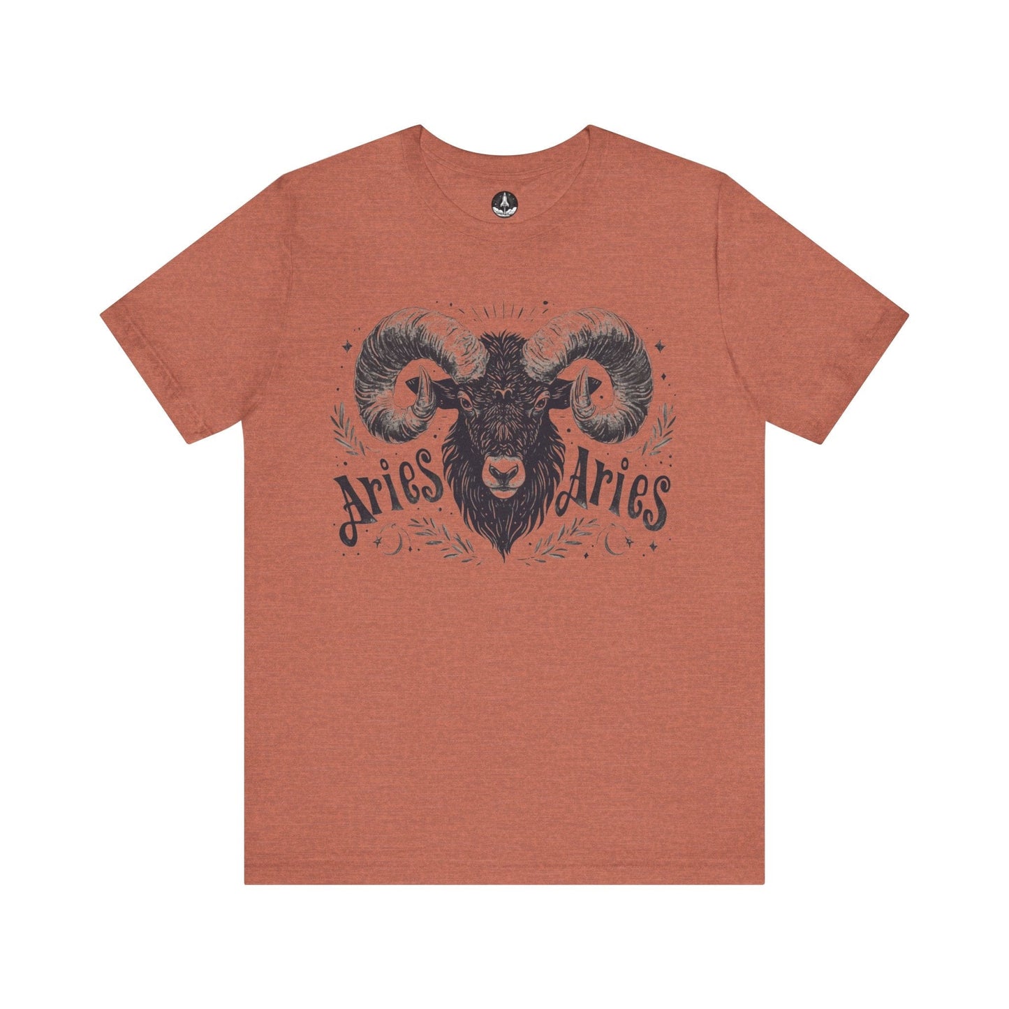 T-Shirt Heather Clay / S Aries Astrology Unisex TShirt: An Ode to the Maverick