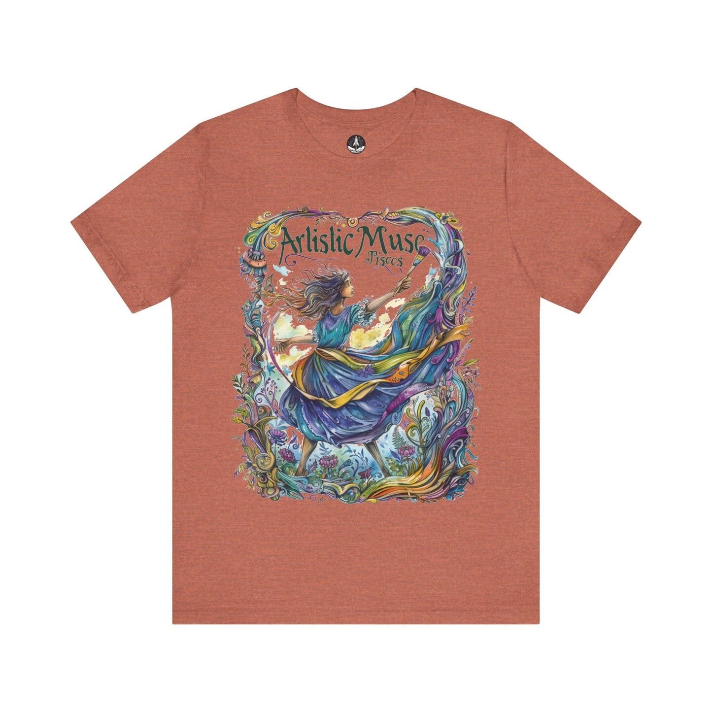 T-Shirt Heather Clay / S Artistic Muse Pisces T-Shirt