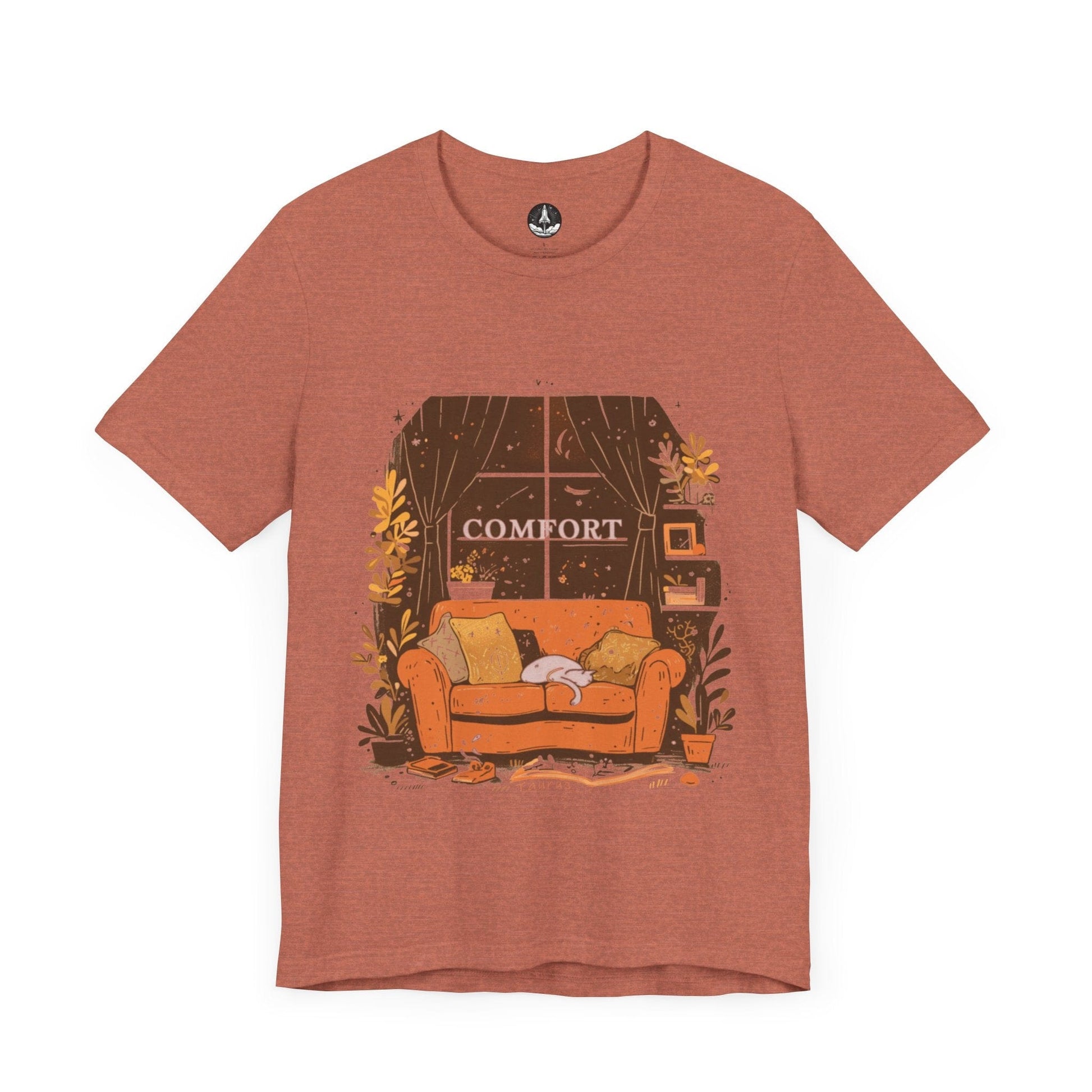 T-Shirt Heather Clay / S Astrological Comfort: Taurus the Seeker T-Shirt