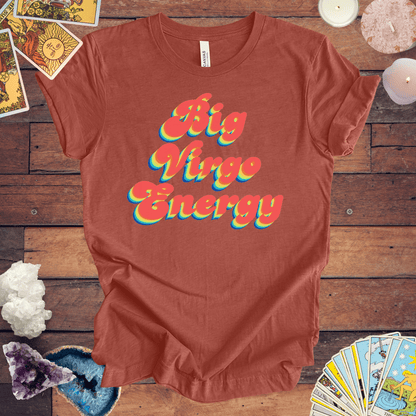 T-Shirt Heather Clay / S Big Virgo Energy T-Shirt