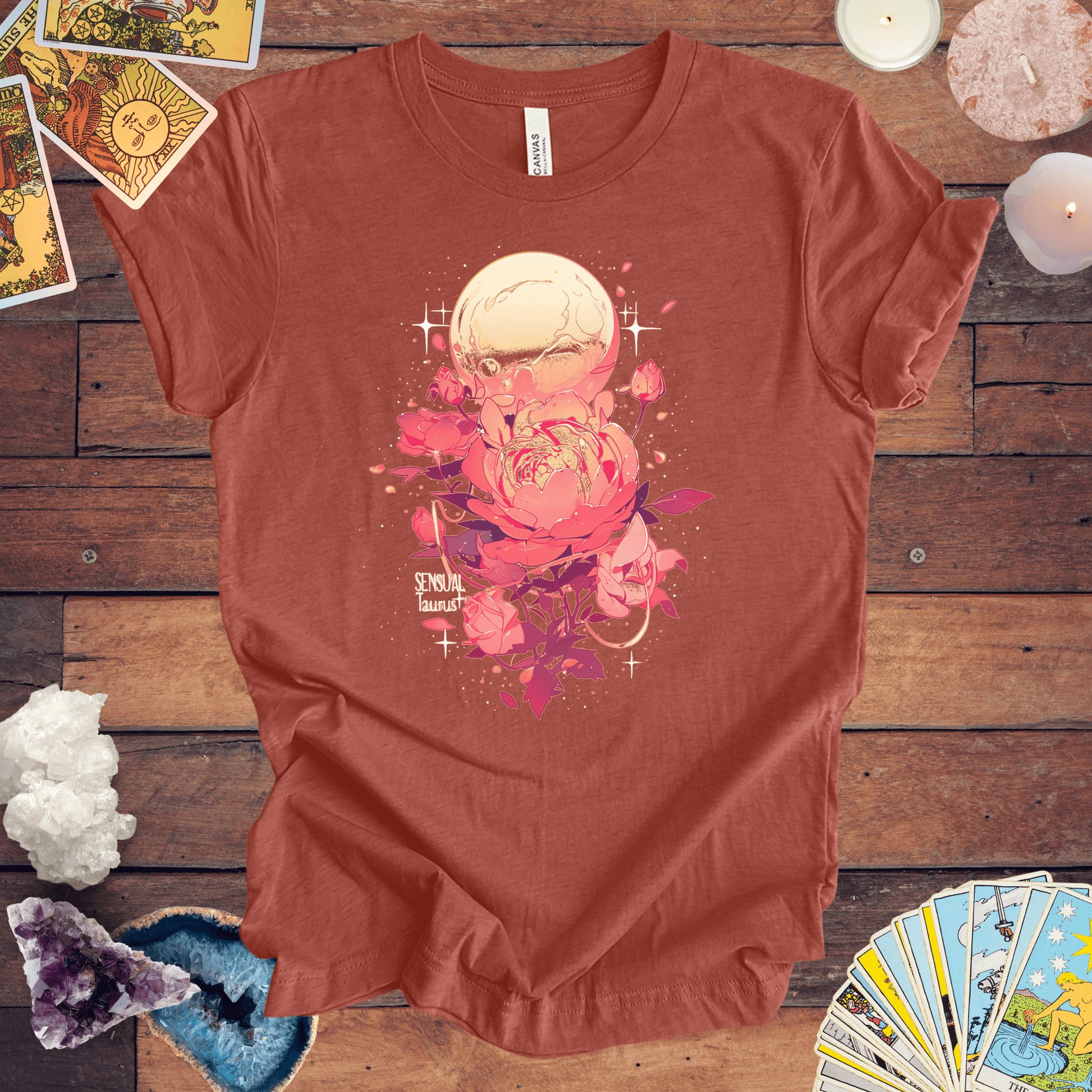 T-Shirt Heather Clay / S Celestial Sensuality: Venus in Taurus T-Shirt