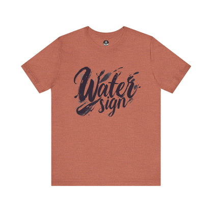 T-Shirt Heather Clay / S Fluid Essence Cancer TShirt: Depths of Emotion