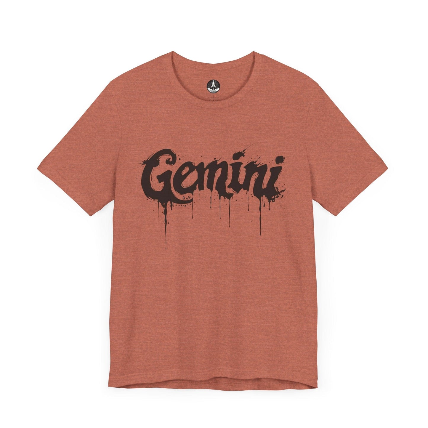 T-Shirt Heather Clay / S Gemini Ink Drop TShirt
