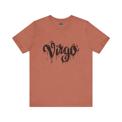 T-Shirt Heather Clay / S Inkwell Virtue Virgo TShirt: Melding Precision with Art