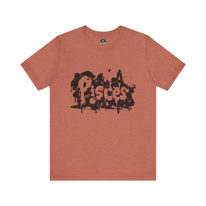 T-Shirt Heather Clay / S Piscean Inkflow TShirt: Depth of Imagination