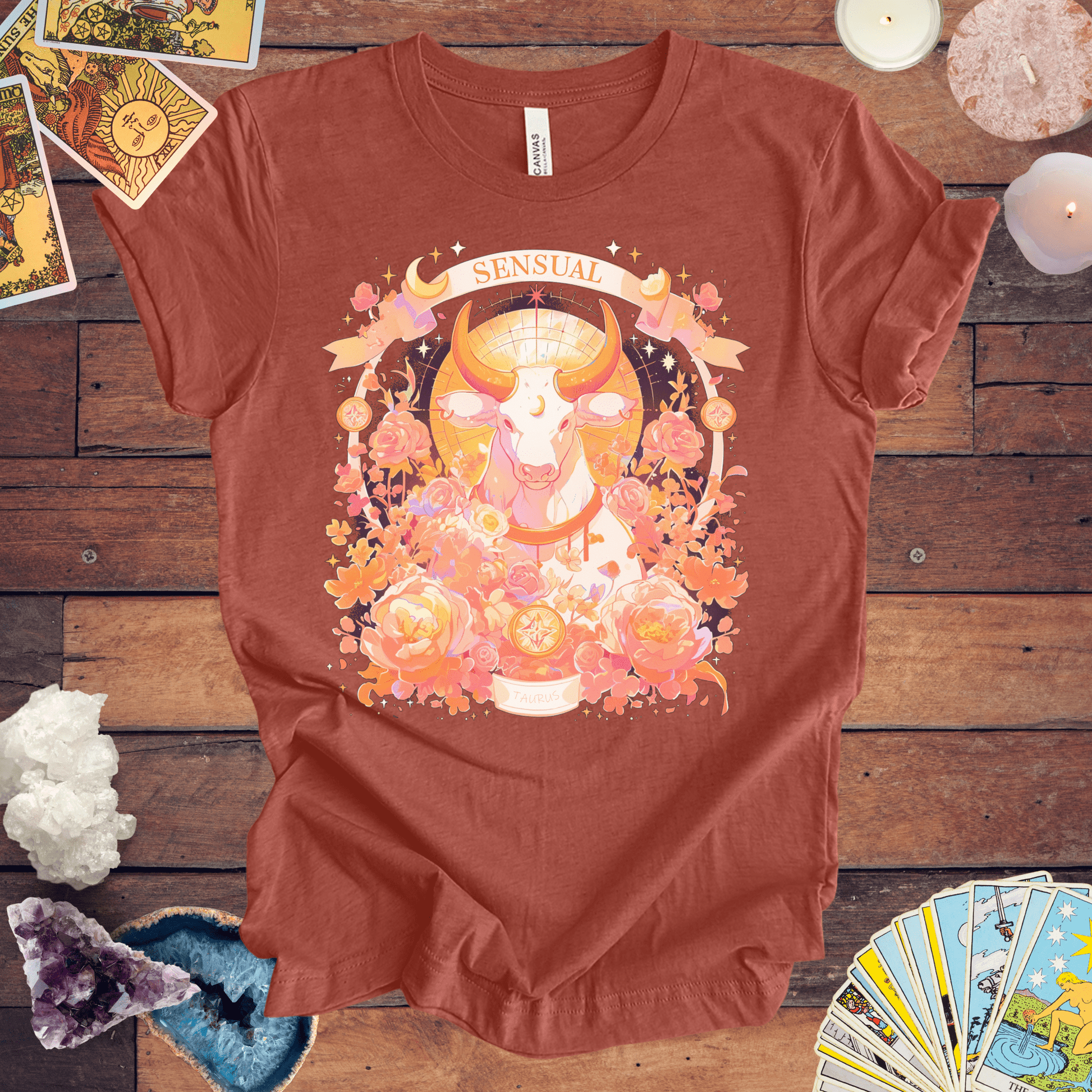 T-Shirt Heather Clay / S Taurus Sensuality: Venus Astrology Edition T-Shirt