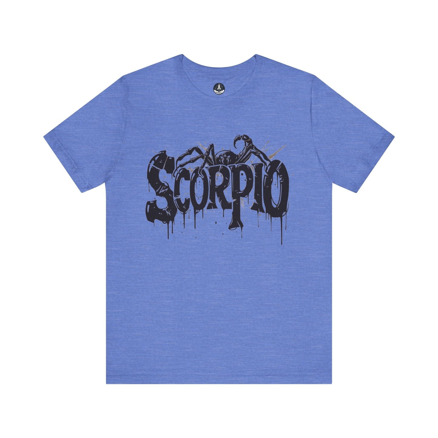 T-Shirt Heather Columbia Blue / S Sting of Mystery Scorpio TShirt: Intensity Unleashed