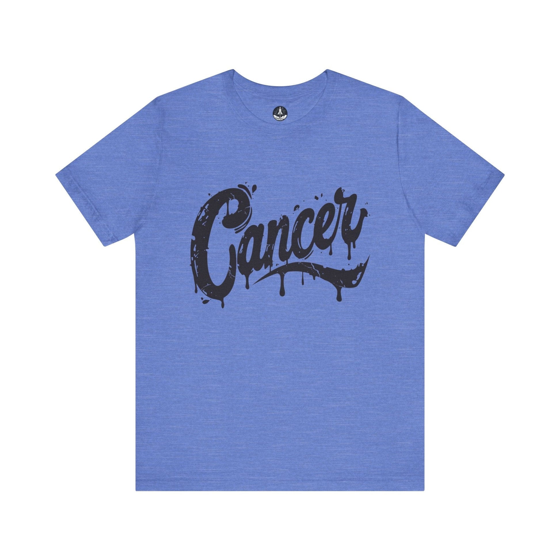 T-Shirt Heather Columbia Blue / S Tidal Emotion Cancer TShirt: Flow with Feeling