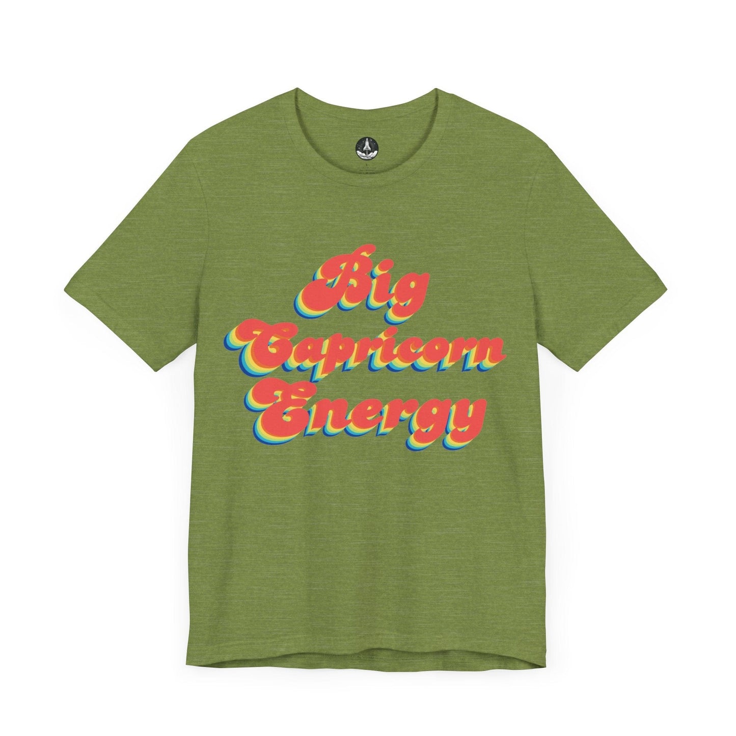 T-Shirt Heather Green / S Big Capricorn Energy T-Shirt