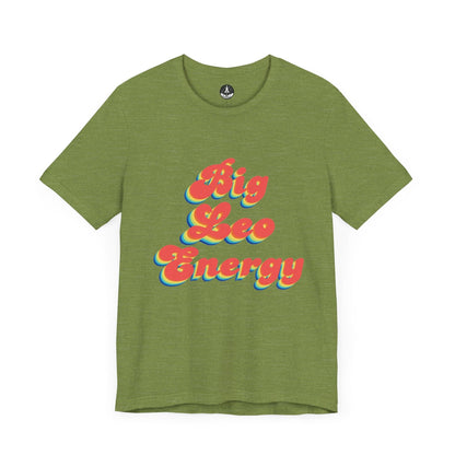 T-Shirt Heather Green / S Big Leo Energy T-Shirt