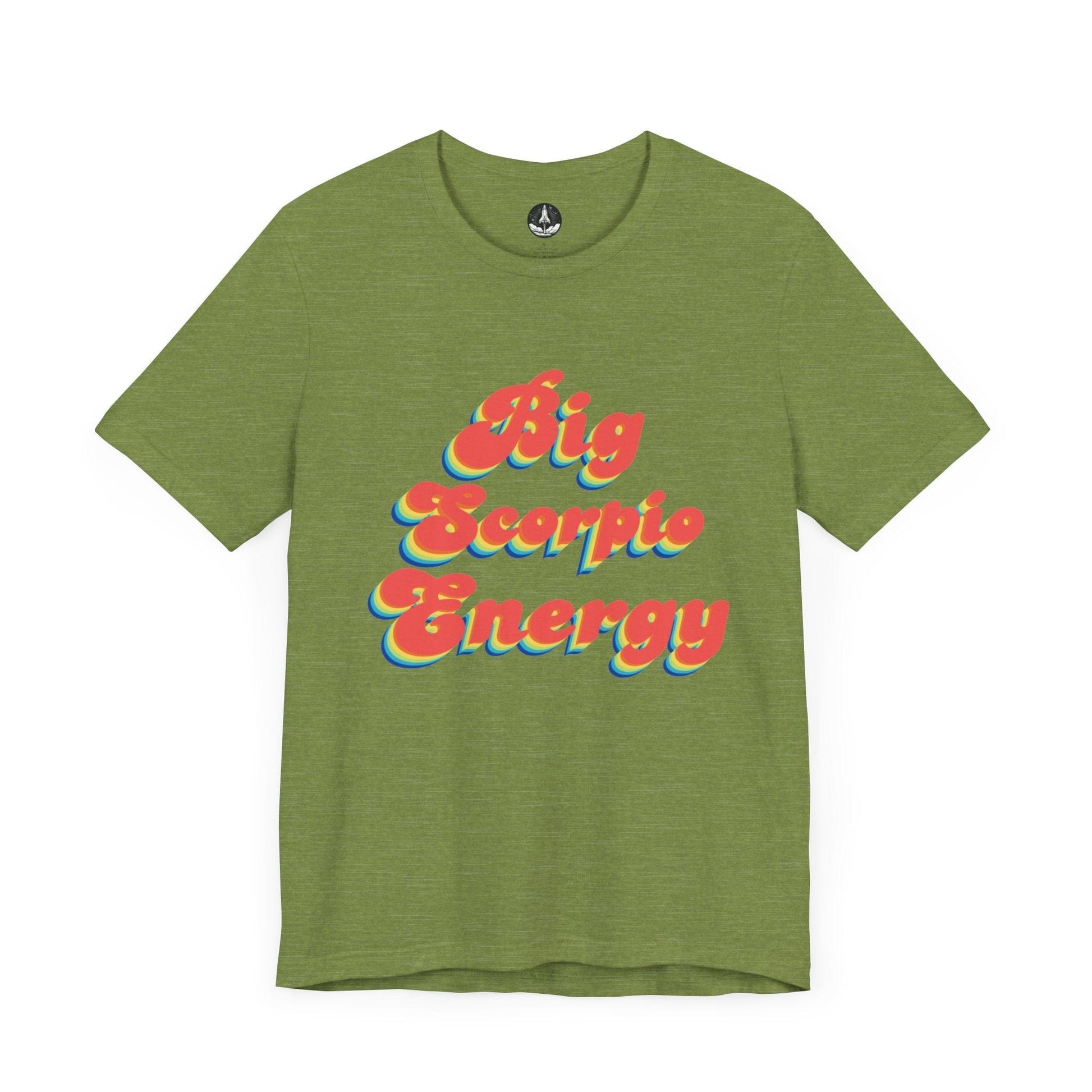 T-Shirt Heather Green / S Big Scorpio Energy T-Shirt