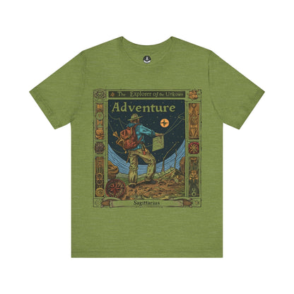 T-Shirt Heather Green / S Explorer of the Unknown Sagittarius TShirt