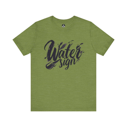 T-Shirt Heather Green / S Fluid Essence Cancer TShirt: Depths of Emotion