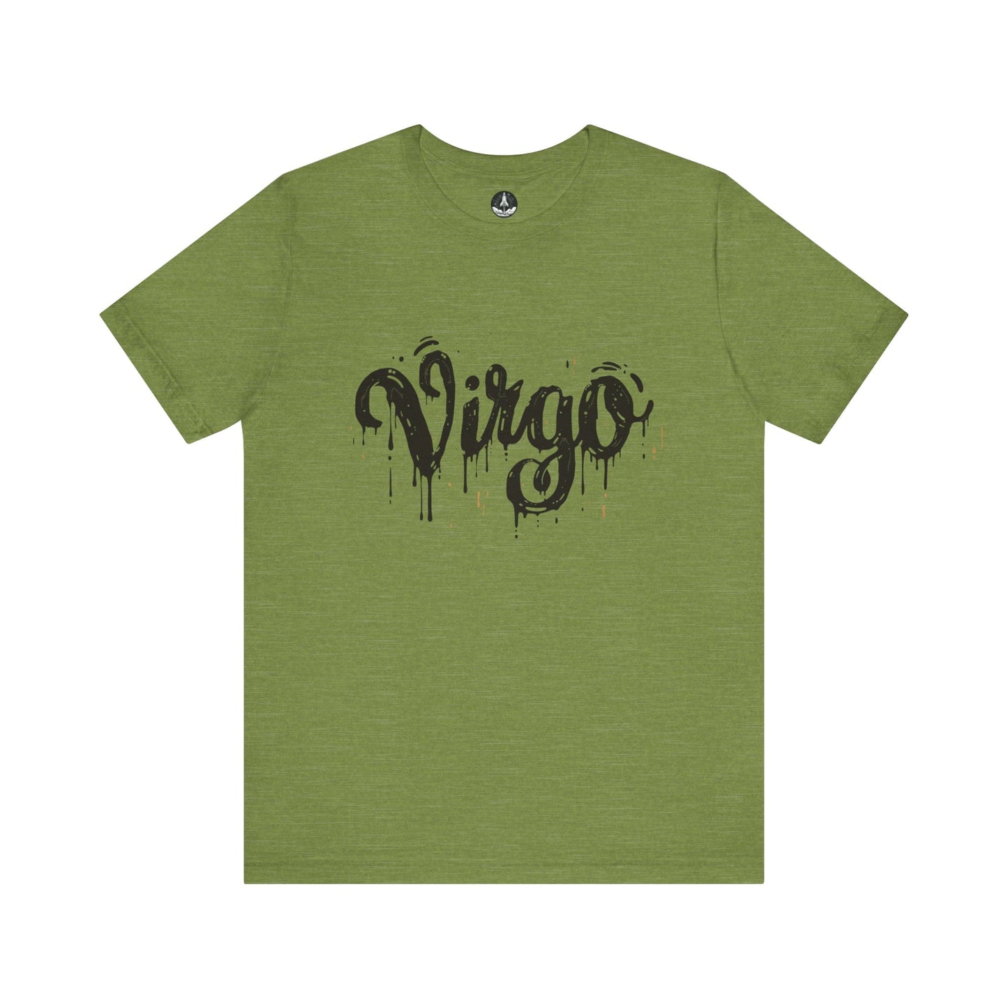 T-Shirt Heather Green / S Inkwell Virtue Virgo TShirt: Melding Precision with Art