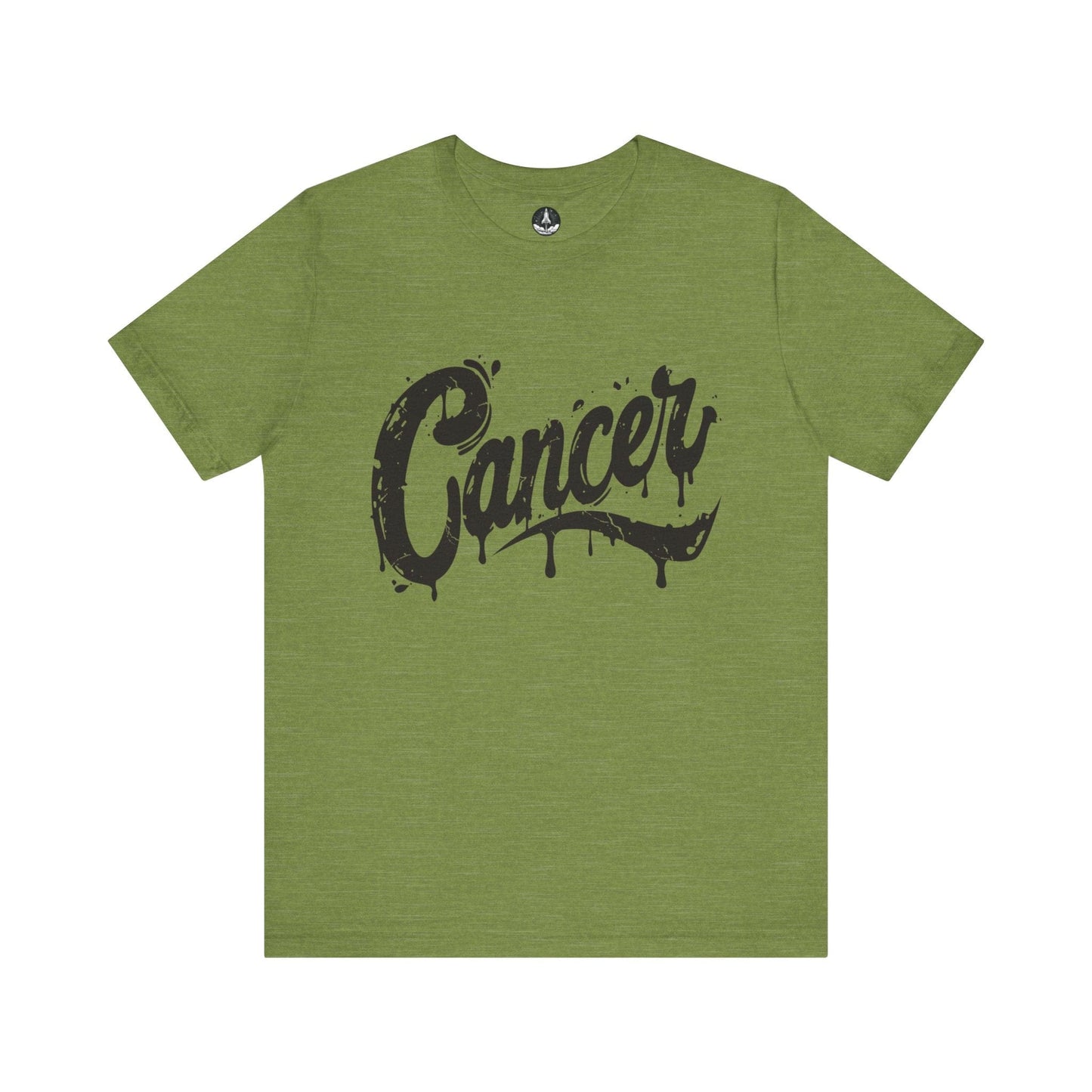 T-Shirt Heather Green / S Tidal Emotion Cancer TShirt: Flow with Feeling