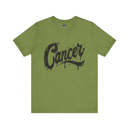 T-Shirt Heather Green / S Tidal Emotion Cancer TShirt: Flow with Feeling