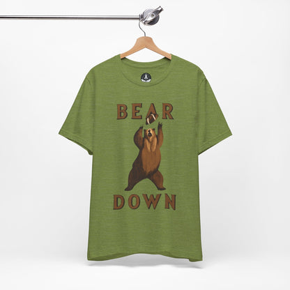 T-Shirt Heather Green / S Vintage Bear Down T-Shirt