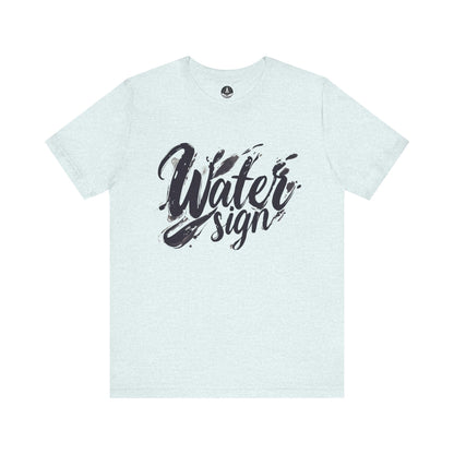 T-Shirt Heather Ice Blue / S Fluid Essence Cancer TShirt: Depths of Emotion