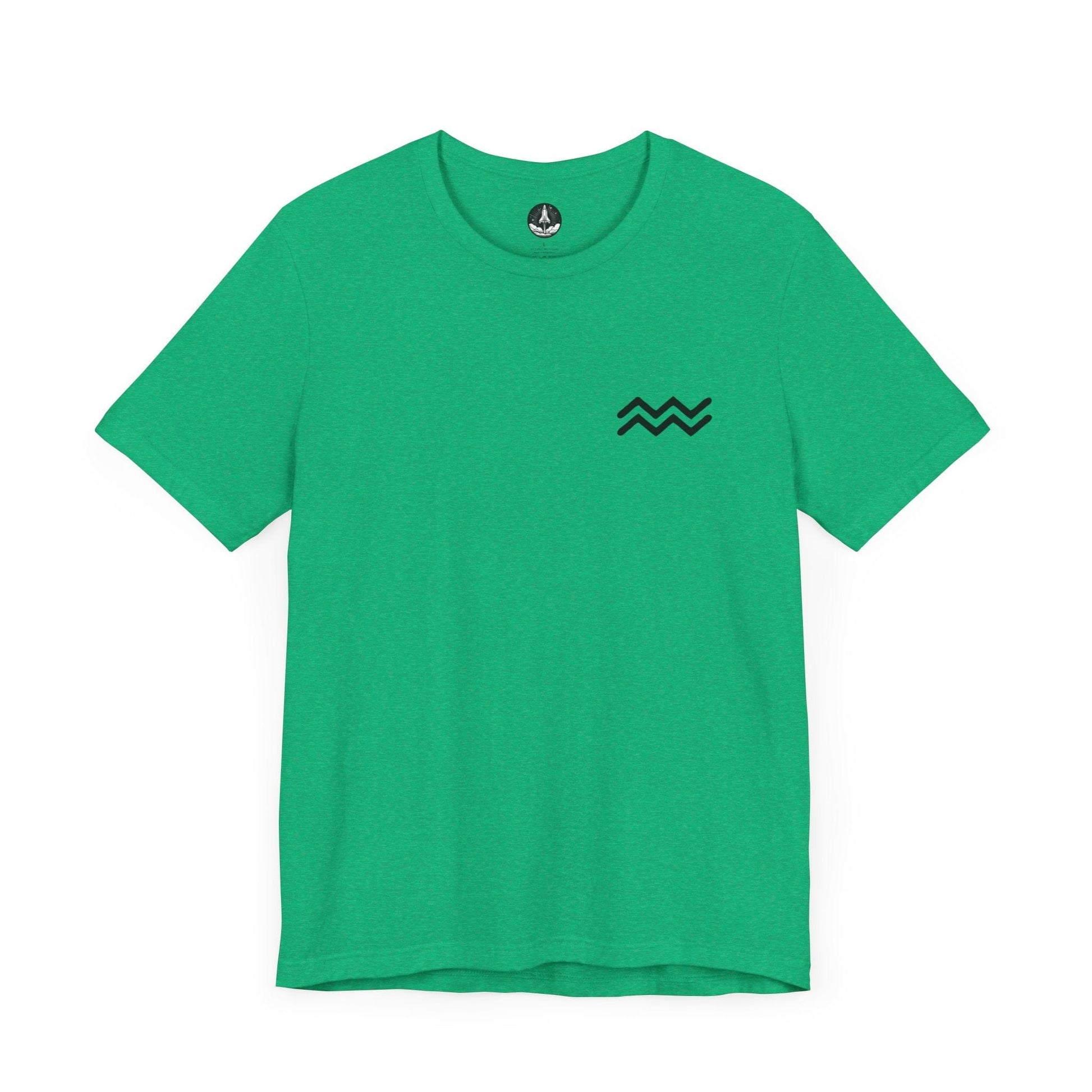 T-Shirt Heather Kelly / S Aquarius Zodiac T-Shirt: Embrace Your Inner Visionary | Unisex & Cotton