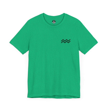 T-Shirt Heather Kelly / S Aquarius Zodiac T-Shirt: Embrace Your Inner Visionary | Unisex & Cotton