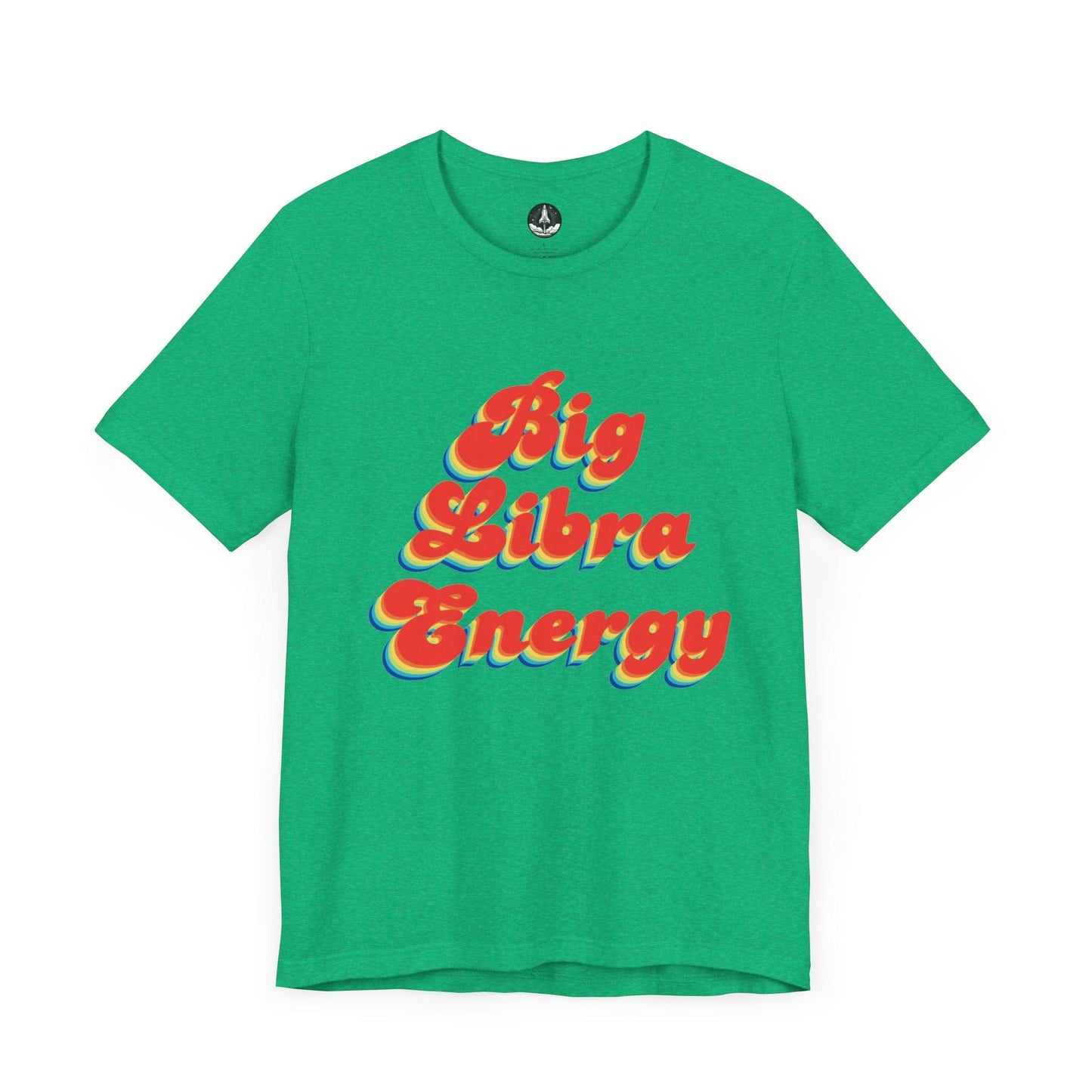 T-Shirt Heather Kelly / S Big Libra Energy Libra T-Shirt