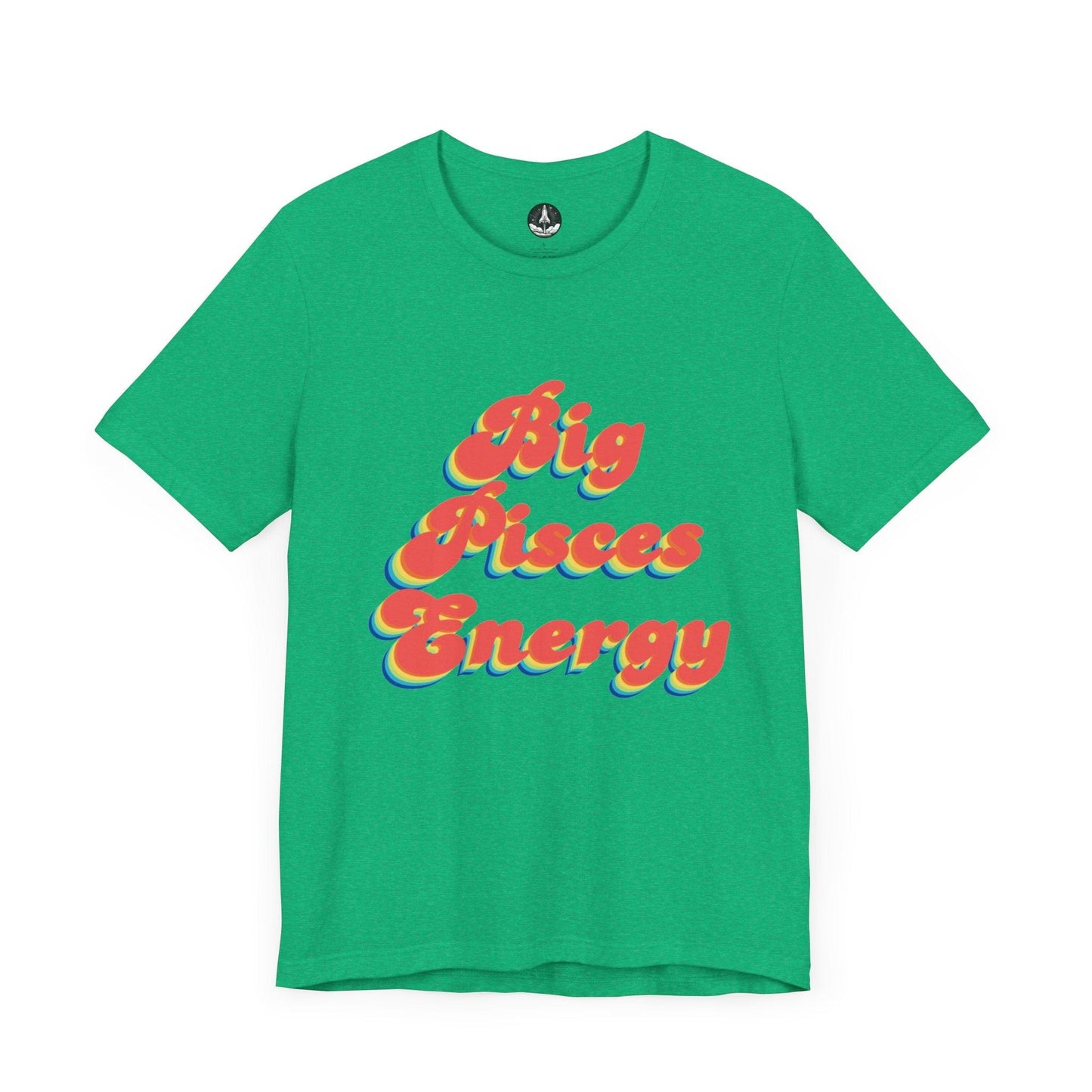 T-Shirt Heather Kelly / S Big Pisces Energy T-Shirt