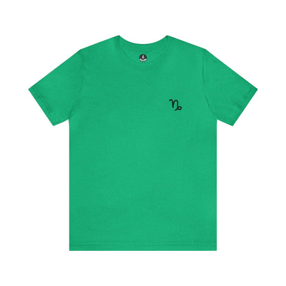 T-Shirt Heather Kelly / S Capricorn Mountain Glyph T-Shirt: Peak Style for the Determined Climber