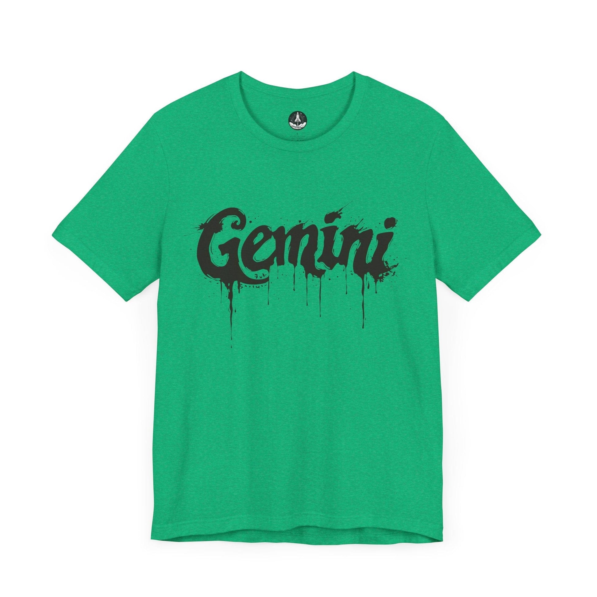 T-Shirt Heather Kelly / S Gemini Ink Drop TShirt