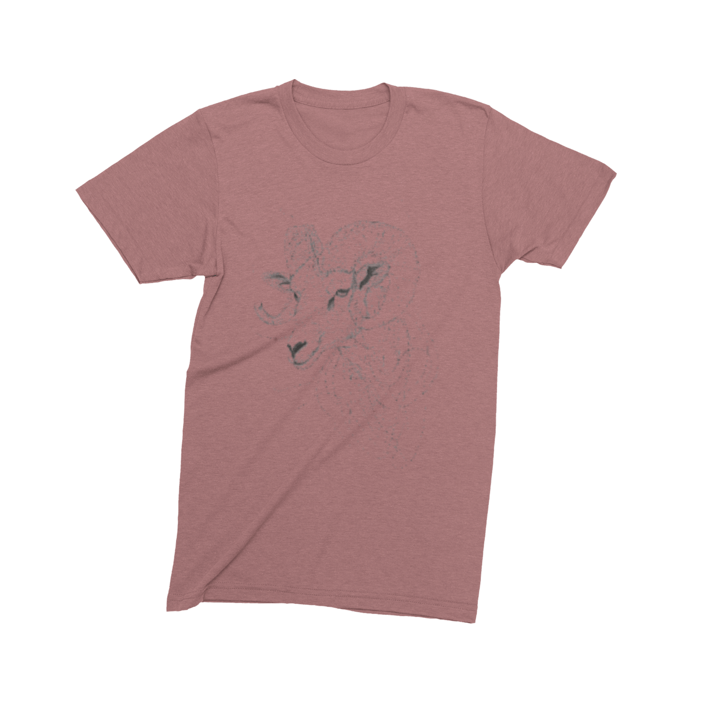 T-Shirt Heather Mauve / S Aries Zodiac T-Shirt: Modern Elegance & Comfort | Unisex Cotton Tee