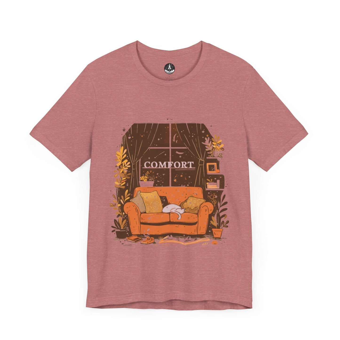 T-Shirt Heather Mauve / S Astrological Comfort: Taurus the Seeker T-Shirt