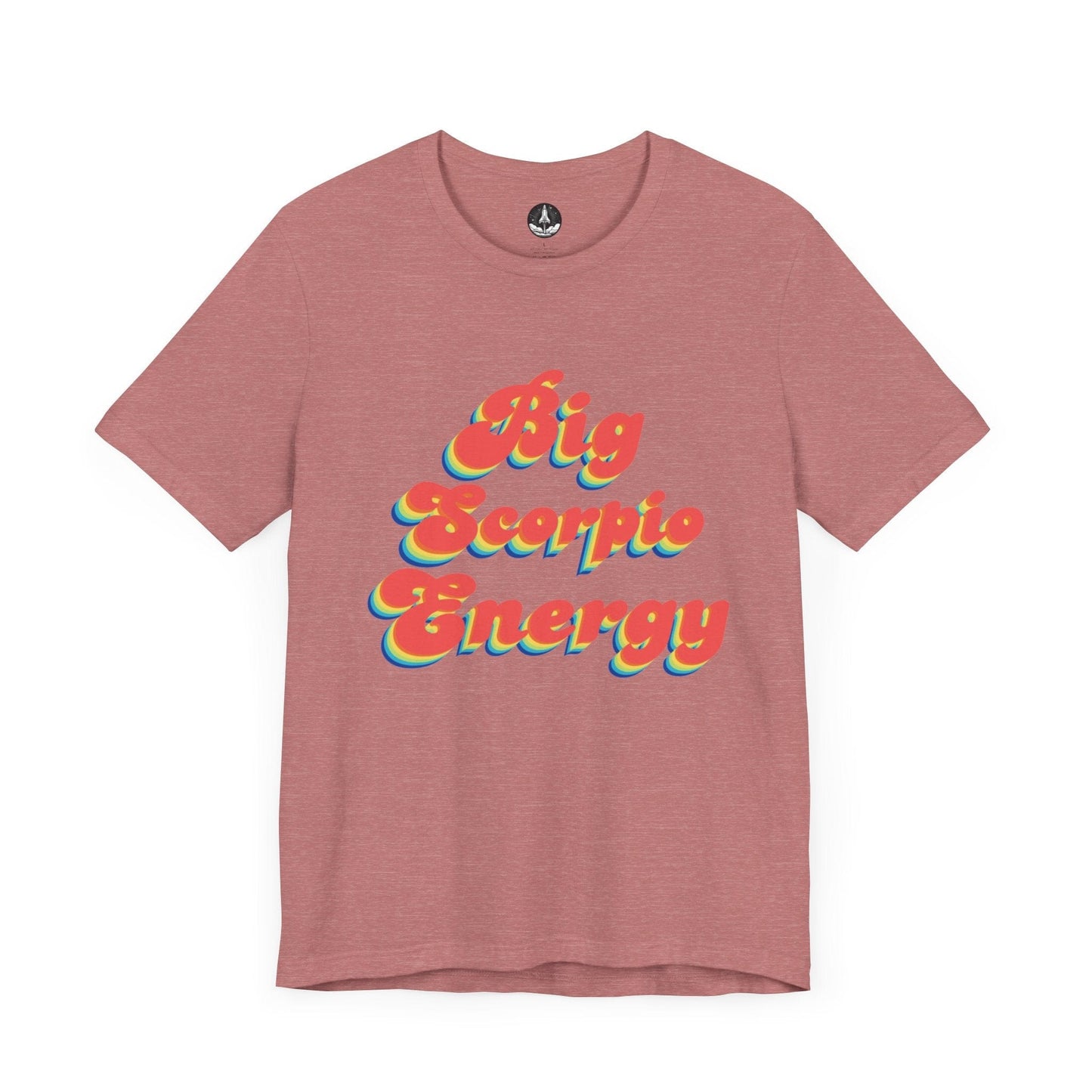 T-Shirt Heather Mauve / S Big Scorpio Energy T-Shirt