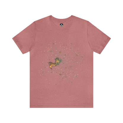 T-Shirt Heather Mauve / S Constellation Lines T-Shirt